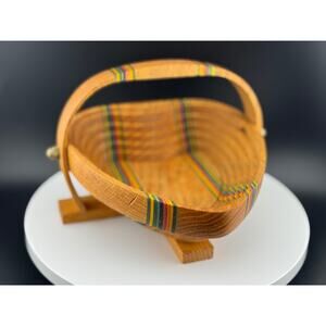 Folding Wooden Basket